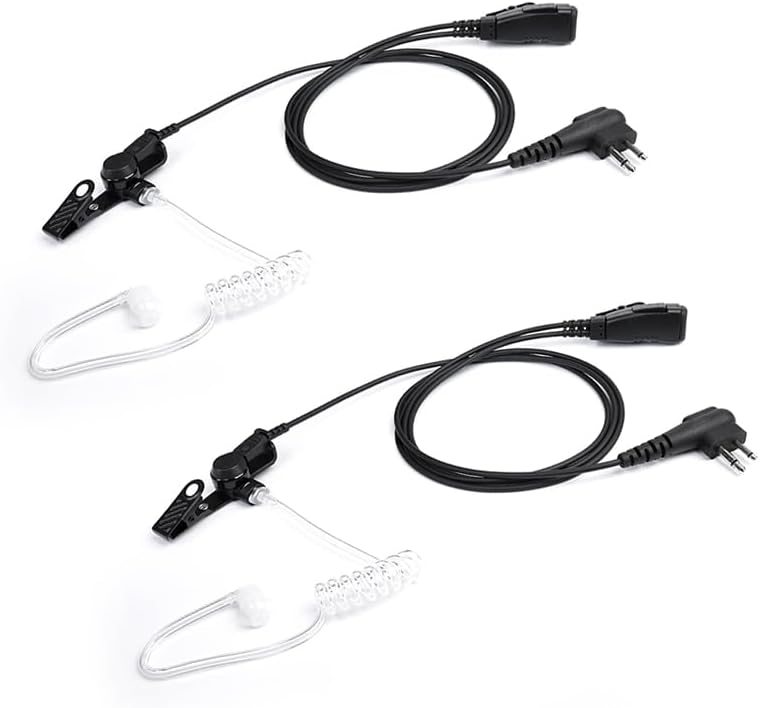 2 Pack Earpiece with Mic for Motorola Radios - BCT15-M1