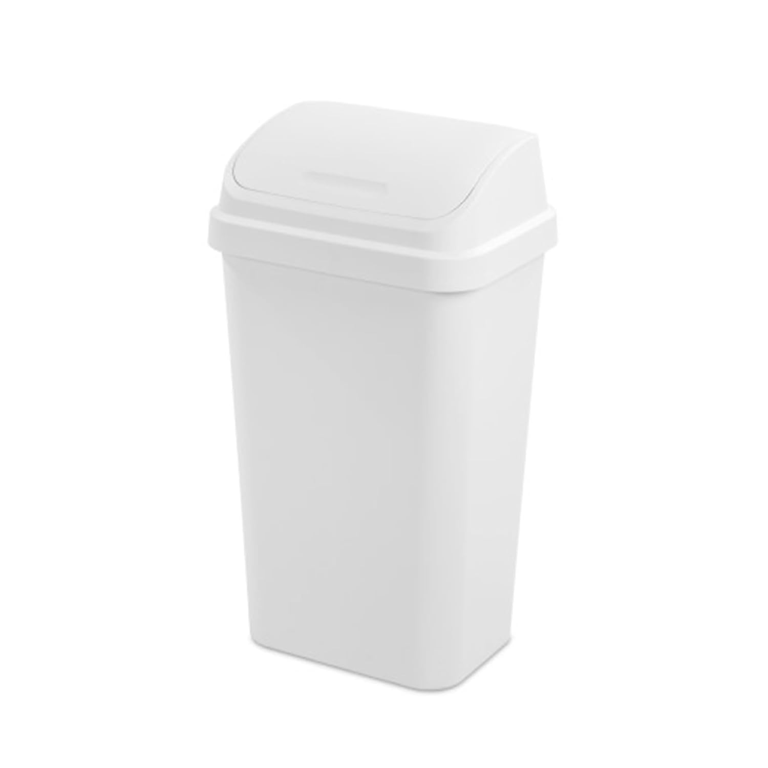 Sterilite 16 Pack Kitchen Garbage Trash Can with Swing Top Design