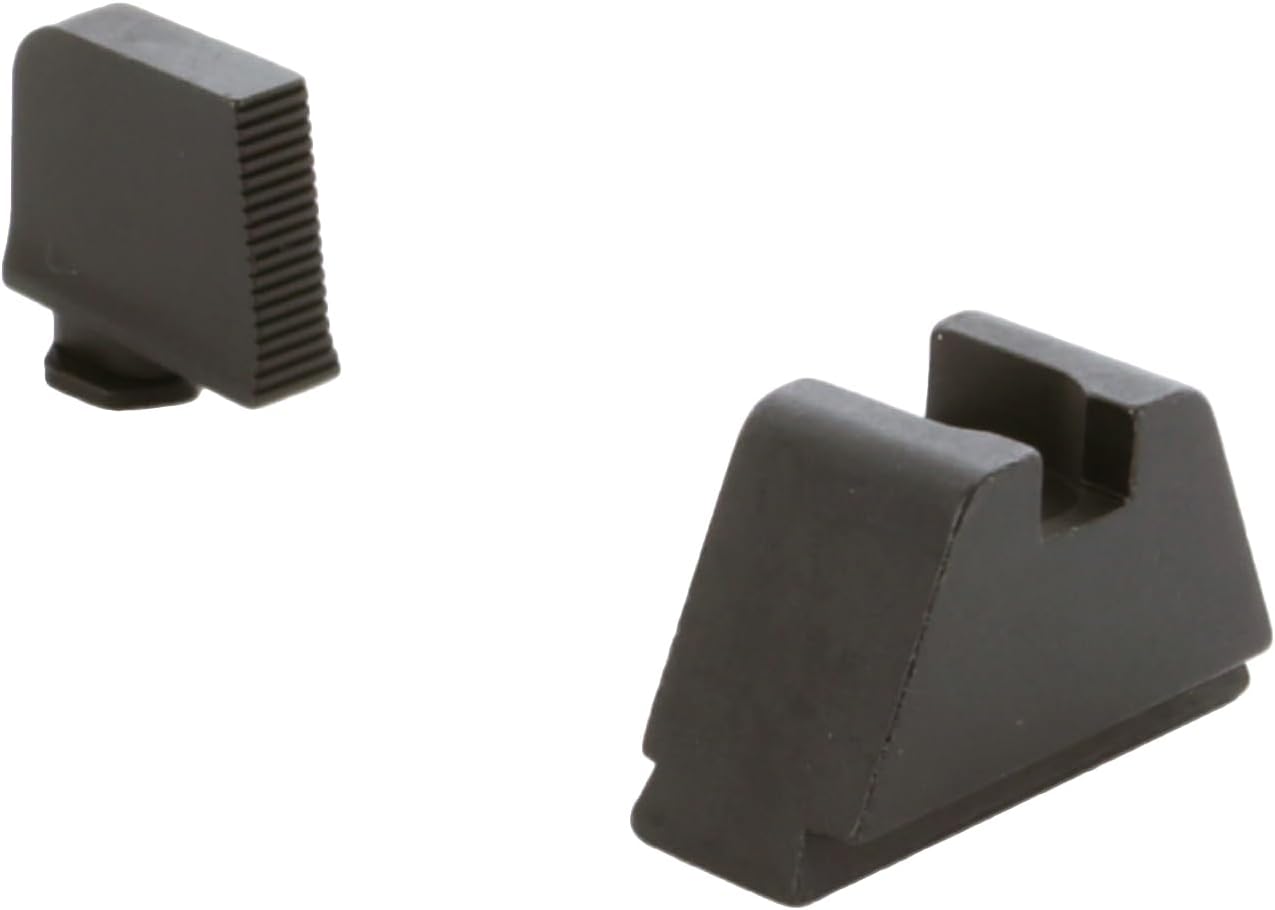 Optic Compatible Sight Set for Glock - 3XL Tall Black Serrated