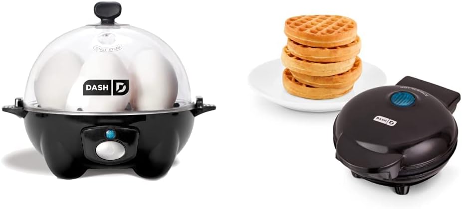 Fast Breakfast Duo: Egg Cooker + Waffle Maker