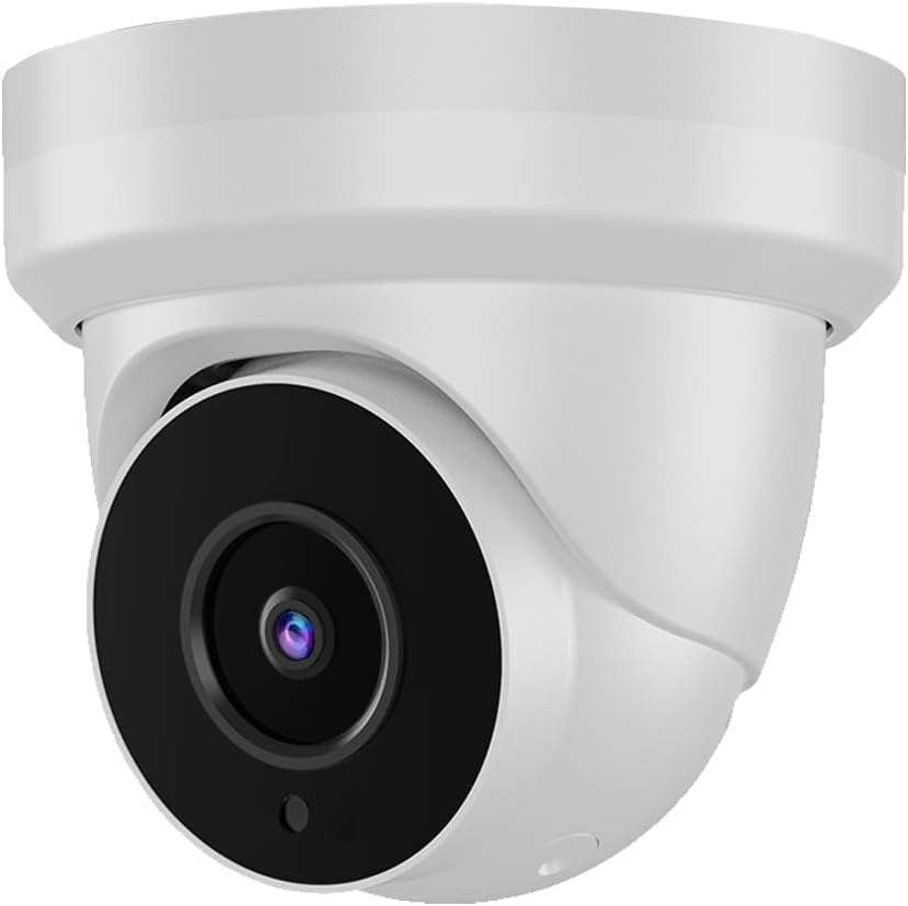 5MP IP PoE Turret Camera with Night Vision and Wide Angle