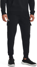 Mens Rival Fleece Cargo Jogger - Ultra-Soft Cotton-Blend Warmth
