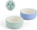 Kids Porcelain Bowls with Silicone Suction Sleeve - 2 Pack