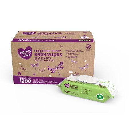 1200 Cucumber Scented Baby Wipes by Parents Choice