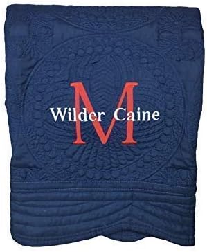 Personalized Baby Quilt for Kids - Soft Monogrammed Blankets
