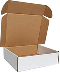 50 Pack 7x6x2 in Small Shipping Boxes - Quick Fold Mailers