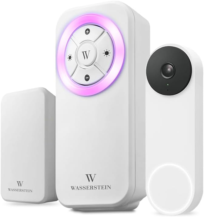Wasserstein Doorbell Chime for Google Nest Doorbell Wired Alerts