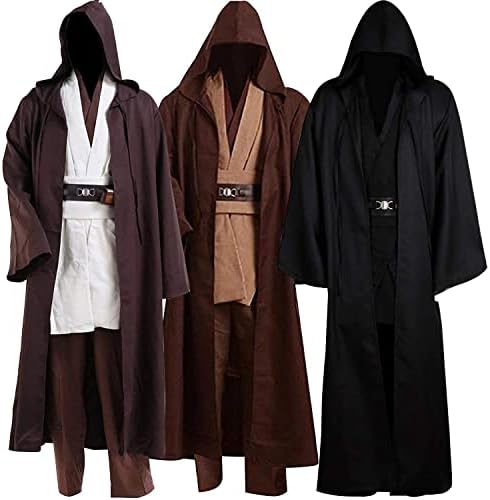 Laku Tunic Costume Hooded Robe Full Set for Halloween Cosplay