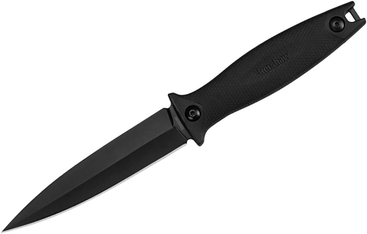 Kershaw Secret Agent Concealable Boot Knife with 4.4 Inch Blade