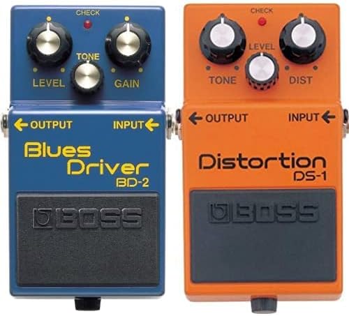 Boss BD-2 Blues Driver & DS-1 Distortion Pedals for Guitarists