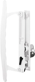 Sliding Glass Door Handle Set 6-5/8 in Flush Hook Style