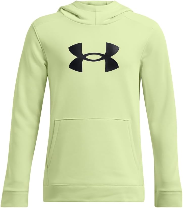 Under Armour Boys' Armour Fleece Big Logo Hoodie for Comfort