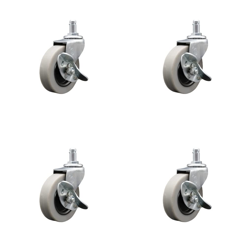 Rubbermaid Audio Visual Cart Replacement Locking Caster Kit Review