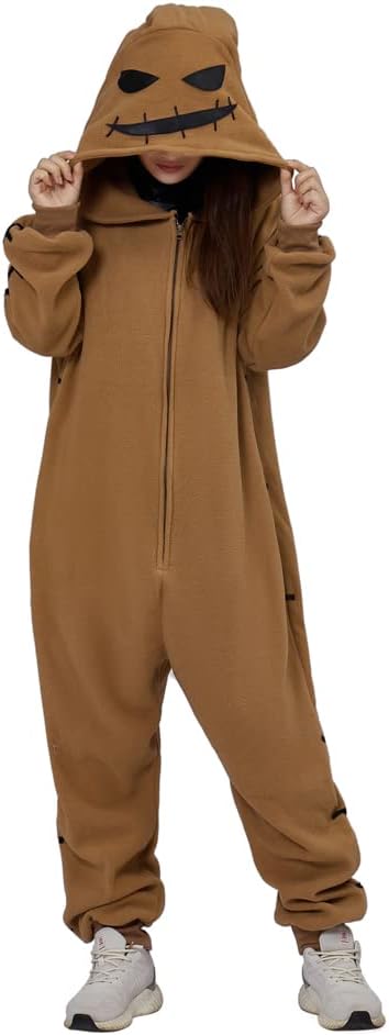 Oogie Boogie Costume Unisex Onesie Pajamas for All Occasions