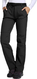 Waterproof Pants Women Fleece Lined - Insulated Ski & Hiking