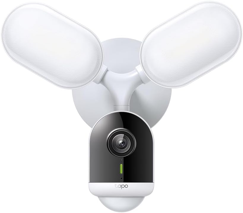 Tapo 2K QHD Floodlight Camera for Outdoor Security with AI Detection