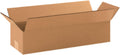 Corrugated Cube Boxes 18x6x4 100 Pack - Durable Shipping Cartons