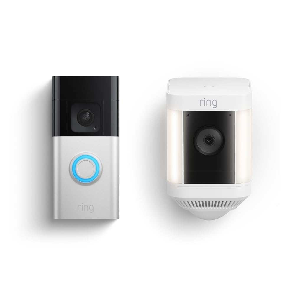 Ultimate Security Bundle: Ring Doorbell + Spotlight Cam