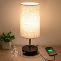 Table Lamp with Motion Sensor and Constant On Mode - Warm USB Bedside