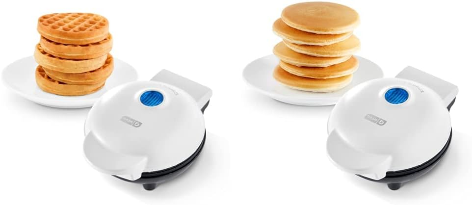 DASH Mini Maker - Double the Fun: Waffles & Pancakes!