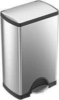 simplehuman 38 Liter Rectangular Kitchen Step Trash Can - Silent Close