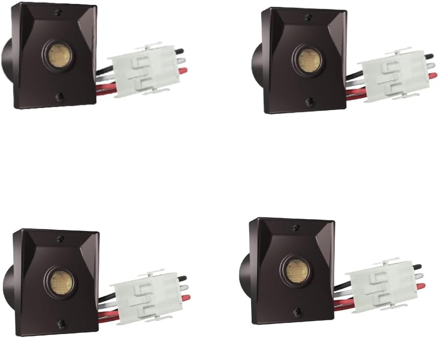 Solus Dusk-to-Dawn Sensor for Outdoor Lamp Posts - 4 Pack