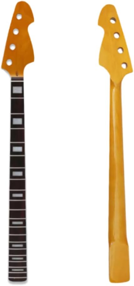 Replacement Bass Guitar Neck - 34in Scale, 20 Fret Maple Neck