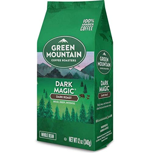 Green Mountain Coffee Dark Magic Whole Bean 12oz Pack of 3
