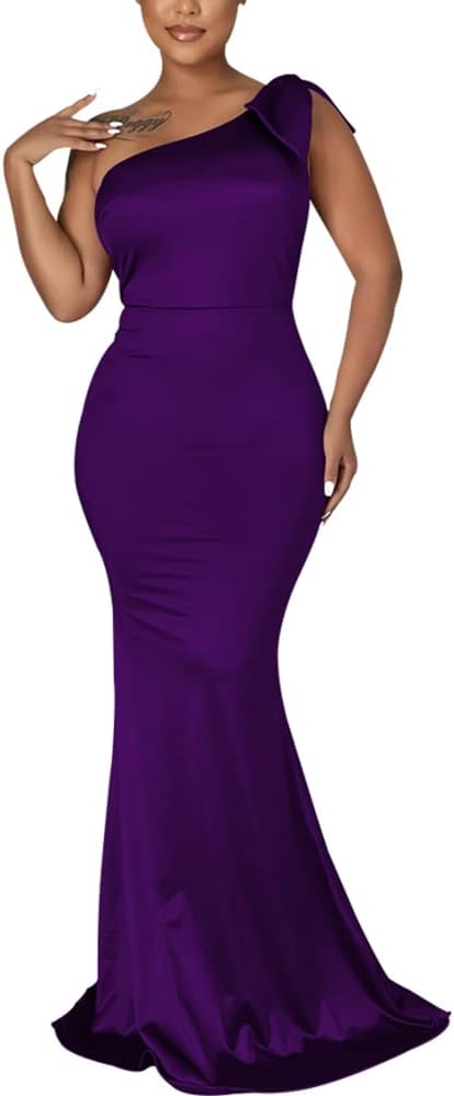 JTNFairy Women's Sexy Sleeveless One Shoulder Bodycon Dress