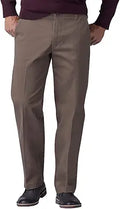 Lee Men's Extreme Motion Flat Front Regular Straight Pant 98%