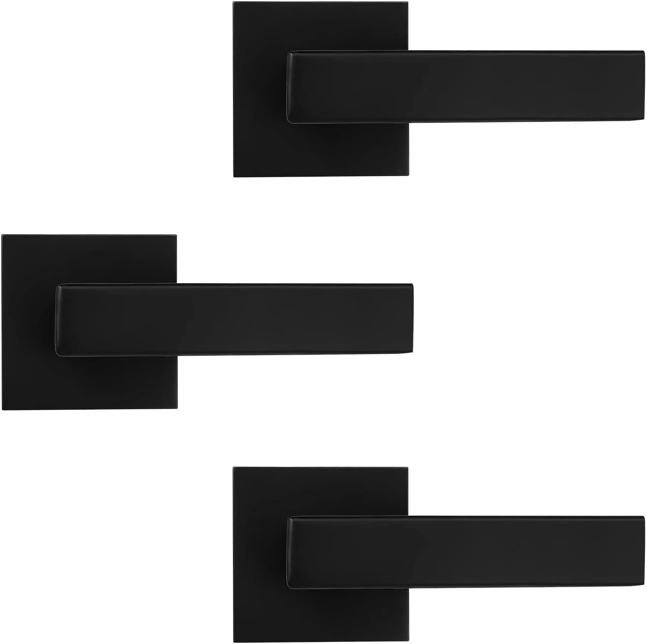 Probrico Dummy Lever Door Handle Set for Closets and French Doors