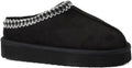 FabKids Girls Platform Fuzzy Slippers Winter Suede Slippers - Cozy