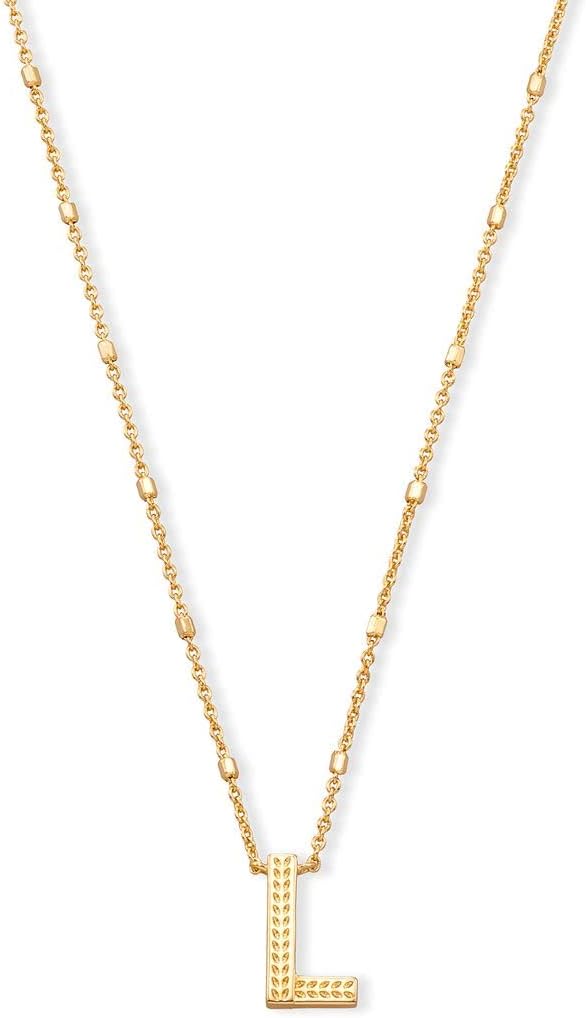 Stylish Letter L Pendant Necklace in Gold for Women Fashion Jewelry