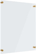 MaxGear Acrylic Dry Erase Board 18in x 24in - Clear Wall Whiteboard