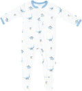 KYTE BABY Unisex Zipper Closure Footies - Soft Bamboo Sleepwear cuffs