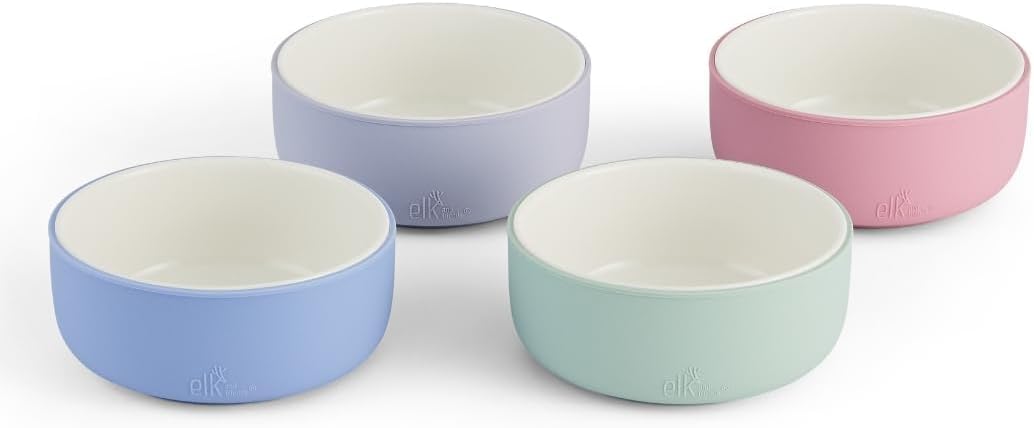 Elk and Friends Kids Porcelain Bowls with Silicone Sleeve Review
