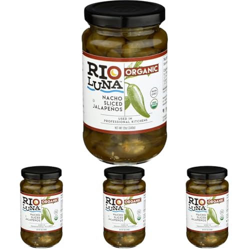 RIO LUNA Organic Nacho Sliced Jalapenos - Perfect for Tacos