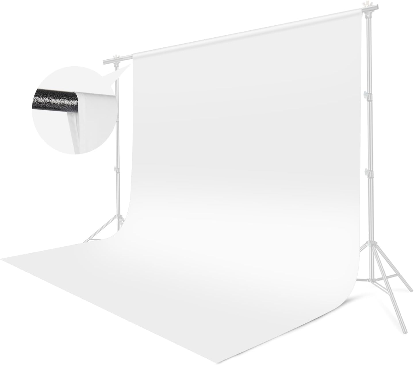 Double-Sided 10x10ft White Backdrop for Photoshoot