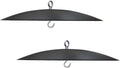 2 Pack Bird Feeder Baffle 13 in Metal Rain Guard - Weather Cover