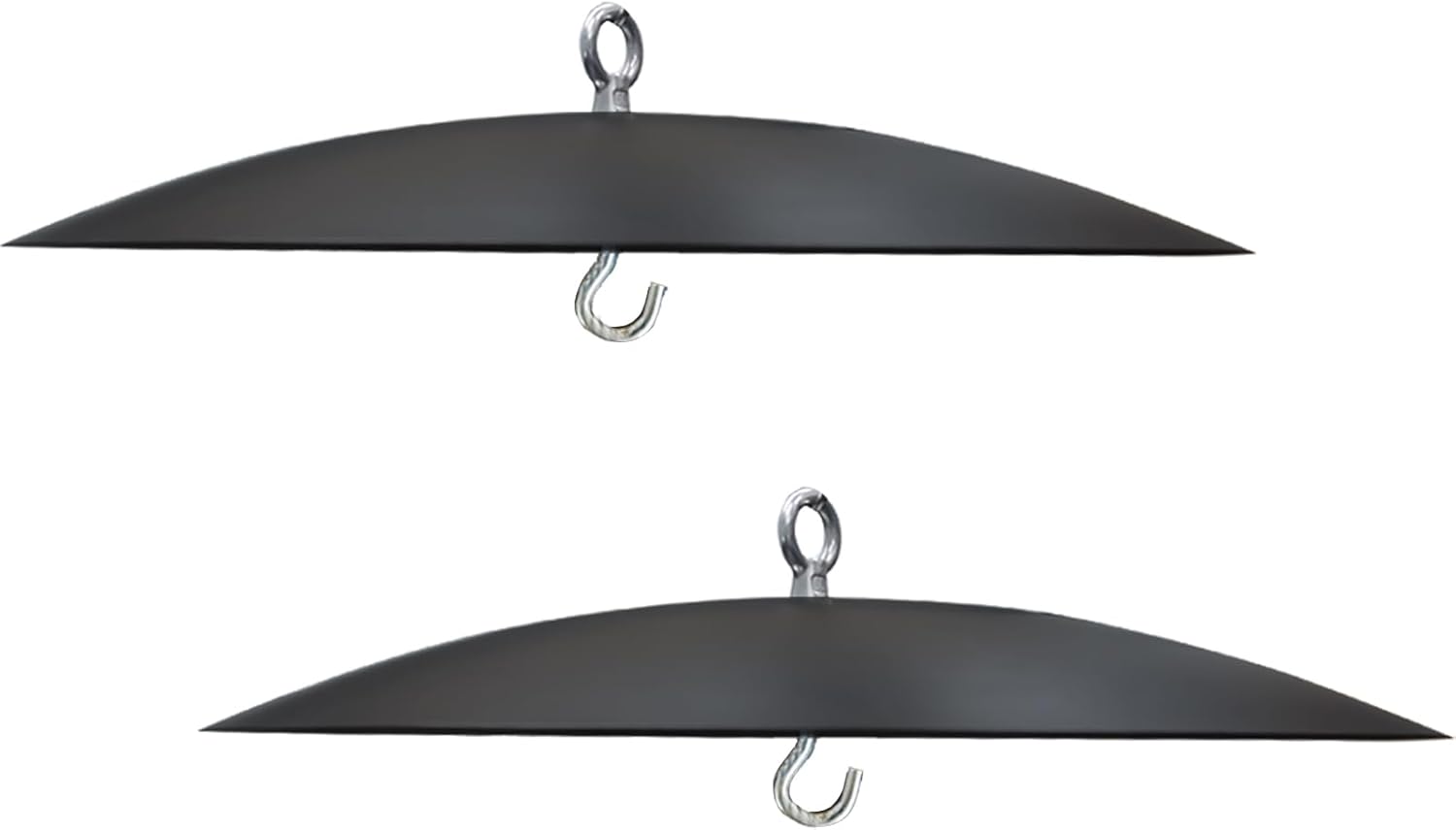 2 Pack Bird Feeder Baffle - Metal Rain Guard for Outdoor Use