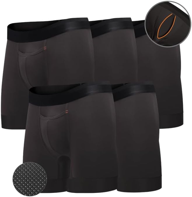 Elite Ball Pouch Underwear for Men with Fly and Performance Fabric