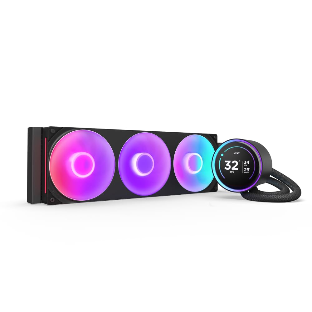 NZXT Kraken Elite 360 RGB AIO Liquid Cooler for Optimal Cooling