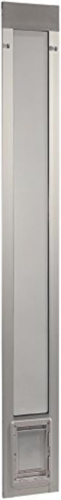 Aluminum Pet Patio Door Adjustable Height 77-5/8 to 80-3/8 in - Easy