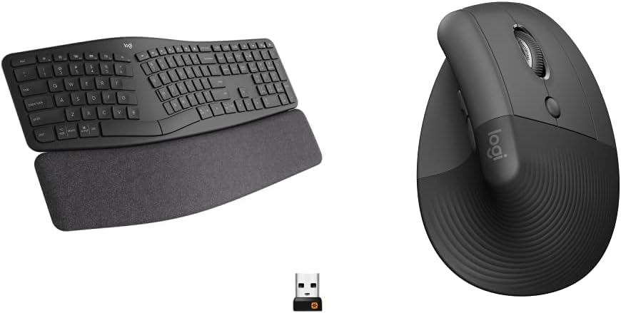 Logitech ERGO K860: Ergonomic Wireless Keyboard & Mouse