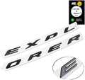 Gloss Black Hood Emblem for Explorer Sport 2011-2024 - Maker Explorador ~ Sleek Upgrade