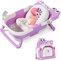 Collapsible Baby Bathtub Lavender - Portable Infant to Toddler Tub