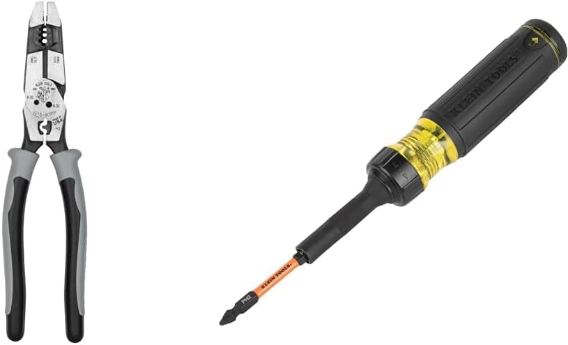 Klein Tools Pliers and Ratcheting Screwdriver 13-in-1 Bundle