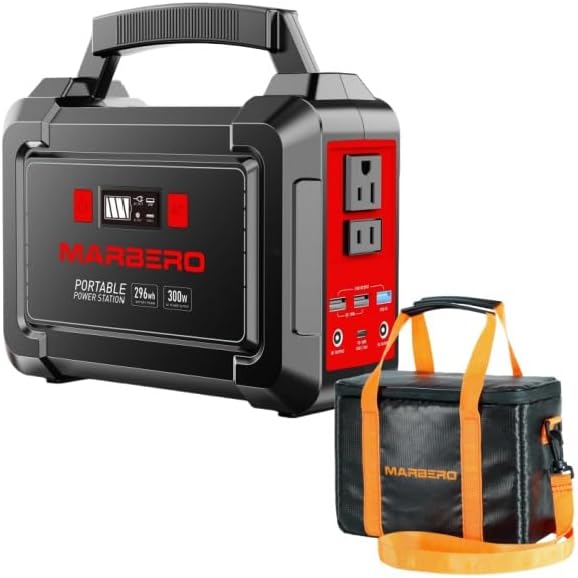 MARBERO 296Wh Portable Solar Generator - Power On-the-Go