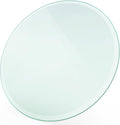 30 in Round Tempered Glass Table Top - Clear Beveled Edge Protector