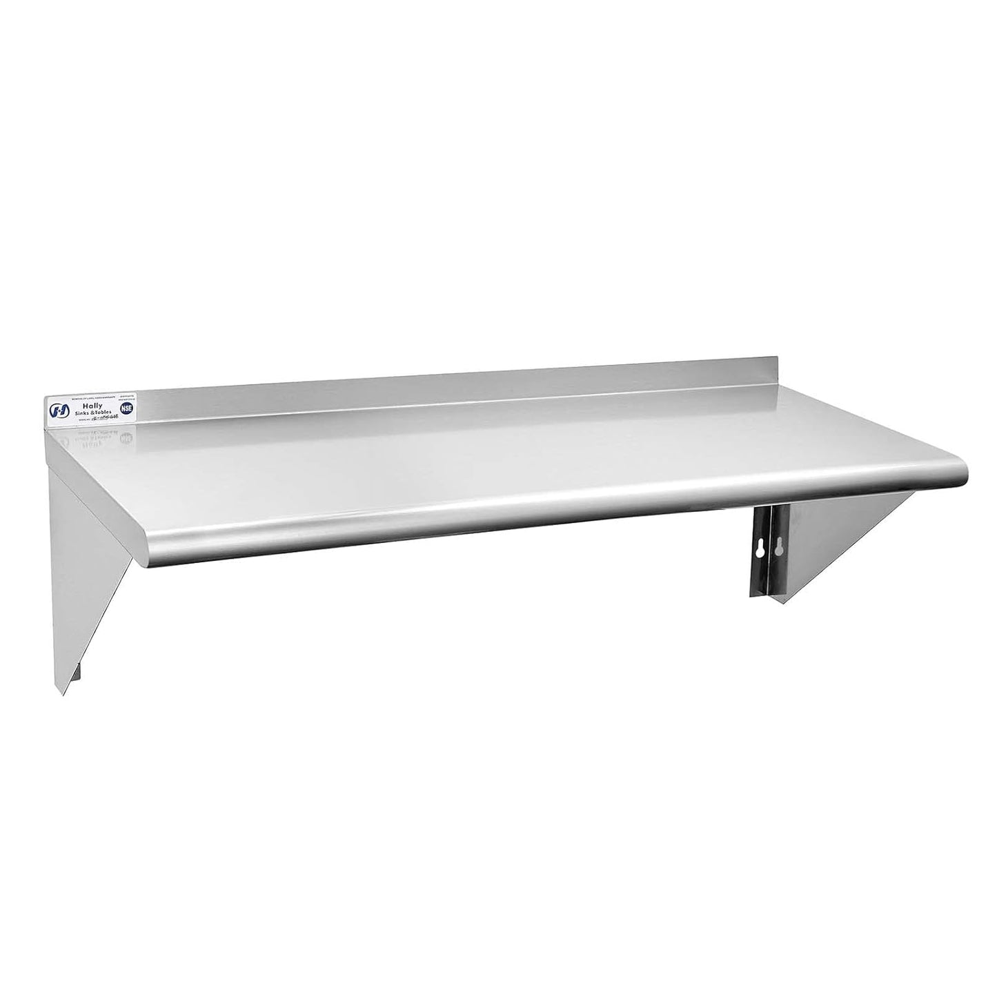 Hally Stainless Steel Shelf 14 x 48 Inches for Heavy-Duty Use
